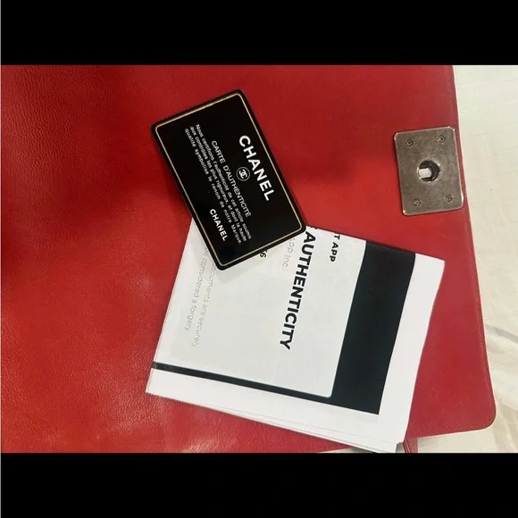 Red Large Chanel Boy Bag GOOD PRICE! - Picture 7 of 8